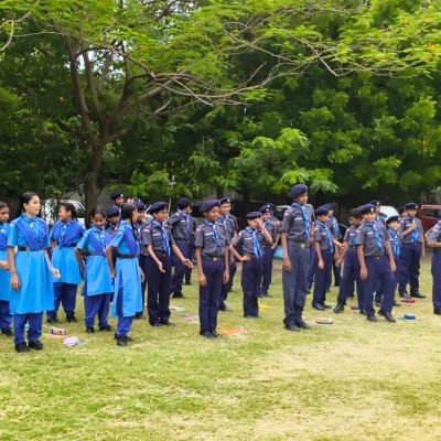 Scout & Guide march past (1)